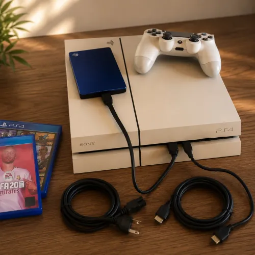 PS4 Branco Glacial White