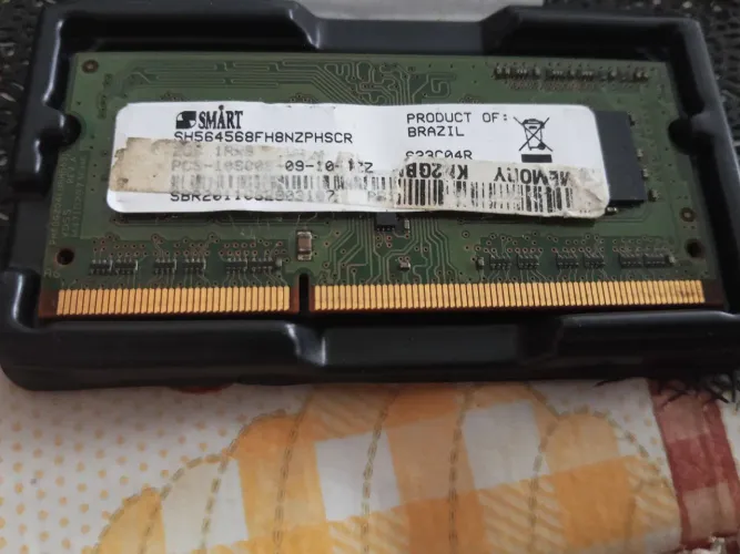 Memória RAM Notebook 2GB DDR3 1333MHz Smart (SH564568FH8NZPHSCR)