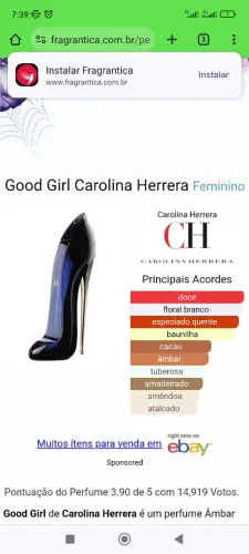 Perfume importado Promoção