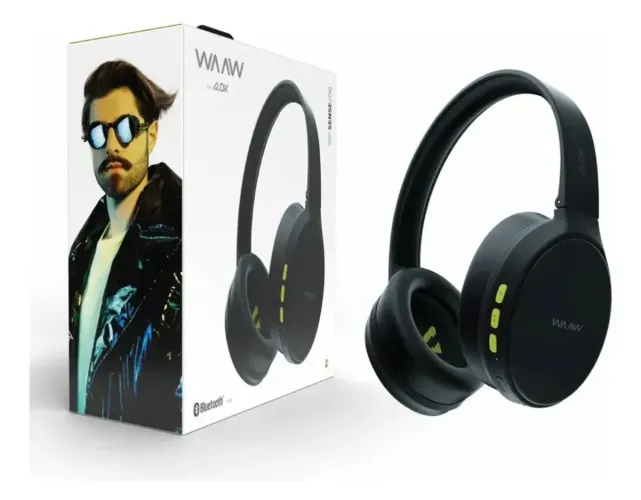Fone de Ouvido Waaw by Alok Bluetooth Sense 200Hb - Preto