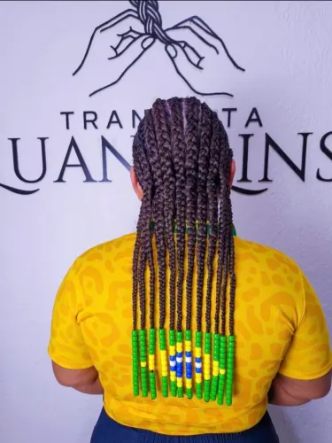 Trança/Penteado para copa