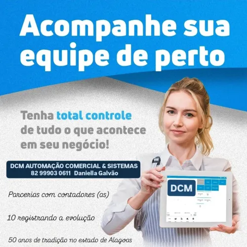 DCM AUTOMAÇÃO COMERCIAL & SISTEMAS, *,Daniella Galvão