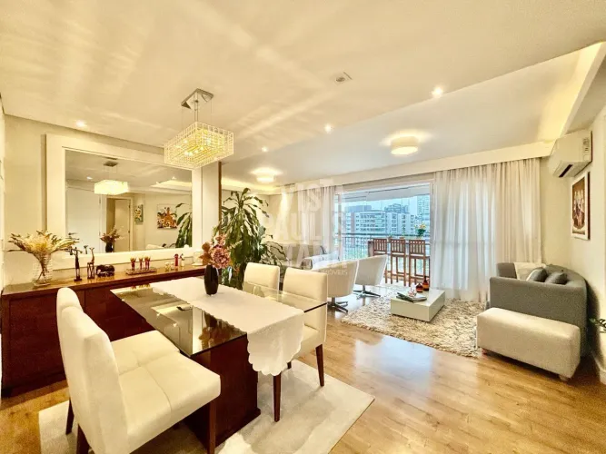 Apartamento com 132 m², 3 suítes e varanda gourmet para alugar - Campo Belo - São Paulo S