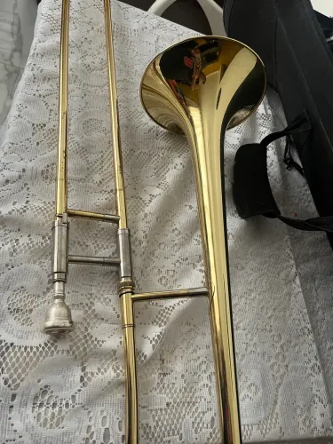 ? Trombone [marca] Original com Estojo