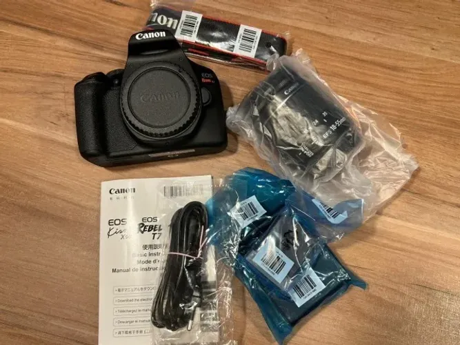 Máquina fotográfica,cânon EOS rebel T7