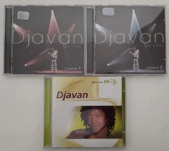 Djavan ao vivo - Cd 1 e 2. 1999 e Bis 2cds