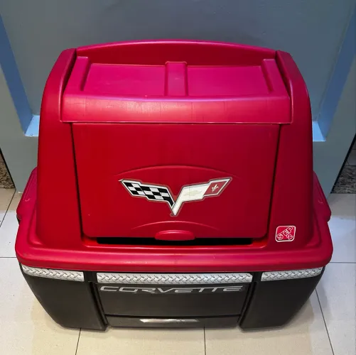     Baú Organizador Step2 Corvette Z06 - Raro e Importado