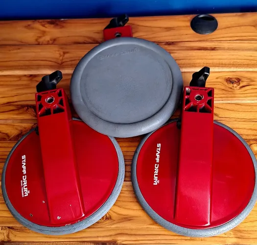 Pads staffdrum kit com 3