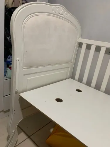 Berço americano estofado