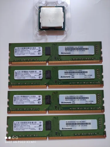 Processador Intel I5 2320 + 16GB RAM DDR3 1600mhz SMART