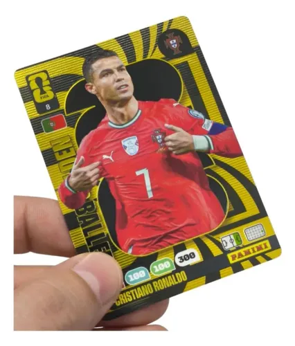 cristiano ronaldo adrenalyn golden baller card camisa portugal figurinha legend cards cr7