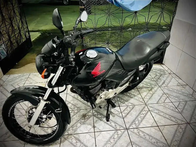 Moto Fan 150 ESDI FLEX 2012 preta!! Leia a descrição.