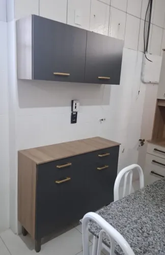Conjunto Cozinha aéreo + balcão - Entrega Grátis