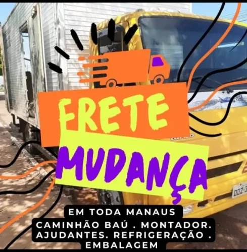 Frete mudança bau viagens tbem