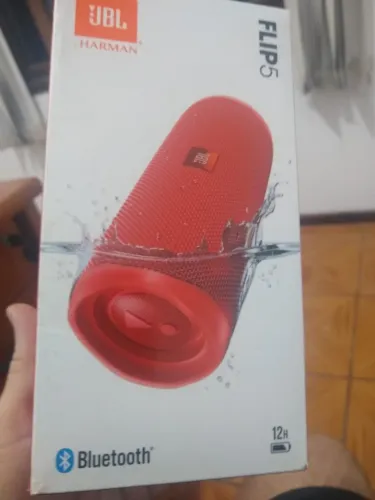 jbl flip 5 vermelha original com caixa