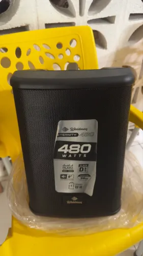 Caixa Ativa Waldman Et 480 Portátil Bateria 8 Pol Cor Preto
