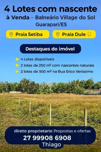 lotes Guarapari, Direto proprietário, deixa seu número pra retorno grato-escriturado-TROCO