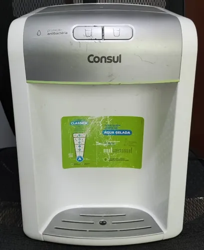 Purificador de Água Consul Branco Refrigerado com Proteção Antibactérias - CPB34AS