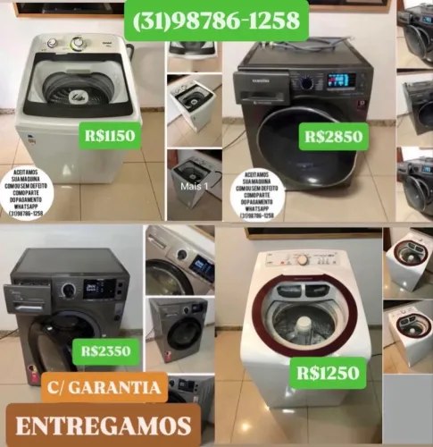 Máquina de Lavar e Lava e Seca c/ Garantia Entregamos