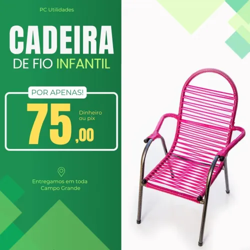 Cadeira de fio infantil