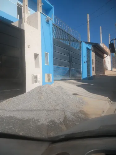 Areia grossa e pedrisco miudo