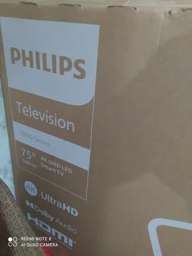 Tv Philips 75 polegadas 4k led smart TV