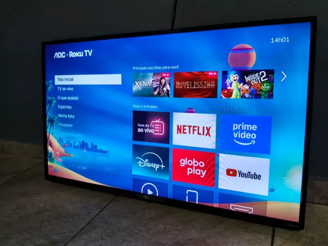 Tv 43 polegadas da marca ROKU.