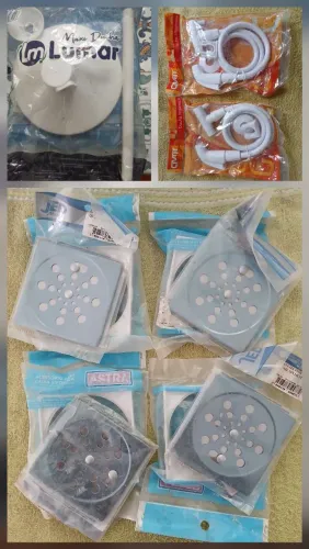 Chuveiro, duchas e ralos. Todos novos!