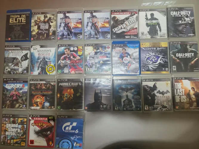 Jogos ps3 50 reais cada CHANCE ÚNICA - PRA SAIR HOJE