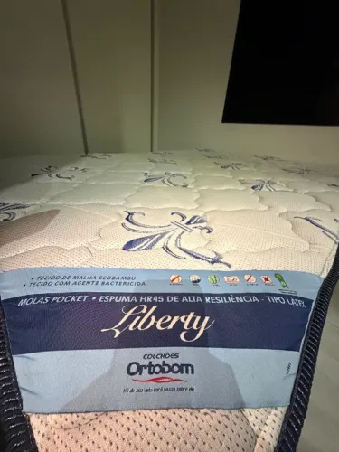 Cama Ortobom Liberty + Baú
