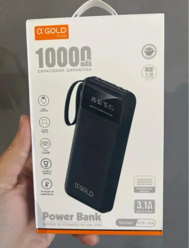 Power bank 10000mah carregador portátil