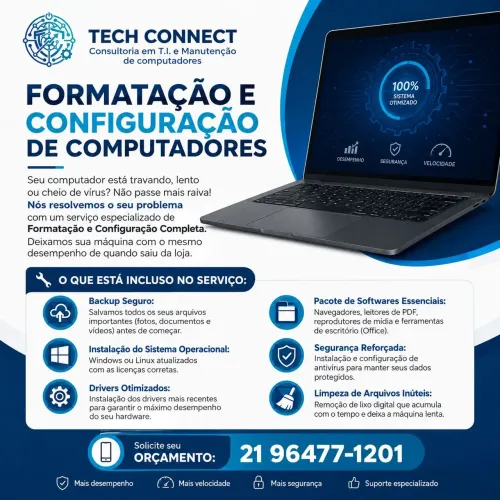 Formatação e Configuração de computadores