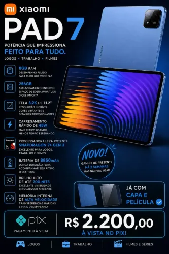 Tablet Xiaomi PAD 7 NOVO