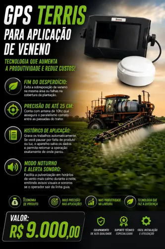 GPS agrícola veneno usado