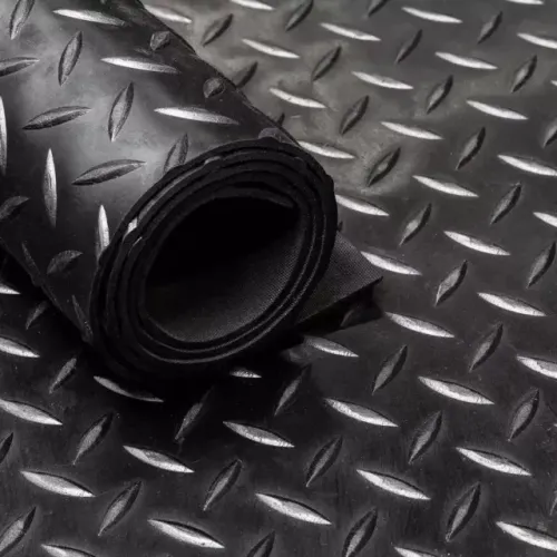 Rolo de Piso / Tapete de Borracha 3mm -14 metros + barato que Shopee