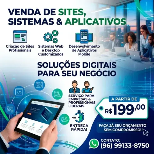 Site, Sistema ou Aplicativo?