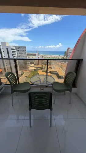 Studio a venda 20 m2 MOBILIADO, vista mar no SMART CONVENÇÕES