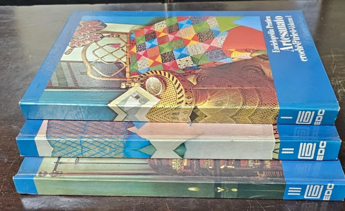 Enciclopédia Prática  Artesanato  - 3 volumes 