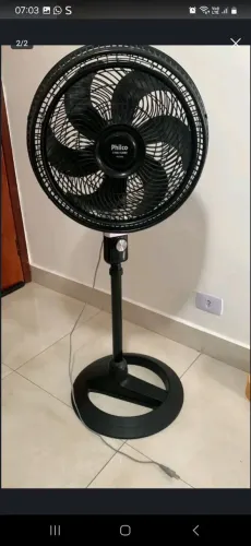 Vendo 2 ventiladores o grande 200 e o pequeno 80 voltagem 110