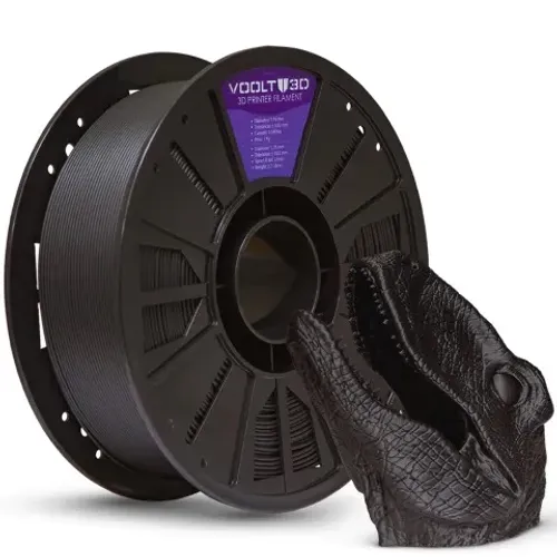 Filamento PLA Voolt 3D Velvet preto e Branco 