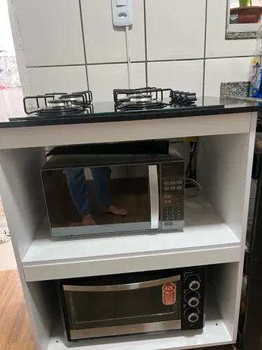 Fogão + bancada + microondas + forno (leia o anúncio)