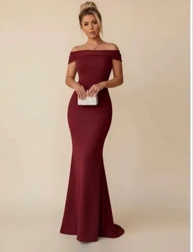 Vestido Marsala Madrinha de casamento