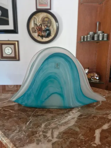 Enfeite porta revista para decoração estilo murano cristais São Marcos