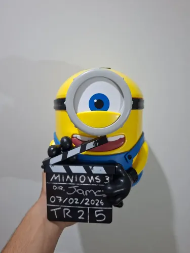 Balde de pipoca 3d Minions e Monstros 2026