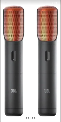Caixa de som jbl parybox encore 2 microfone e capa de proteção