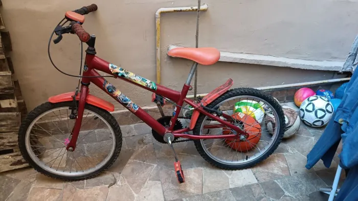 Doação de bicicleta infantil