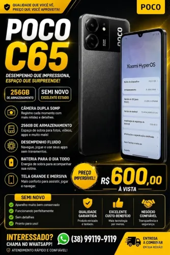 CELULAR - POCO C65 / 256GB