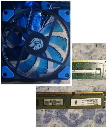 DDR3 + Dois Cooler de Led