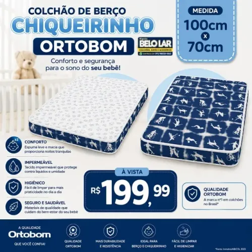 Colchão de Berço Chiqueirinho