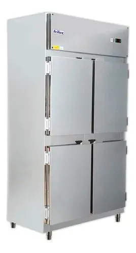 Ac Geladeira comercial mini câmara 4 portas inox